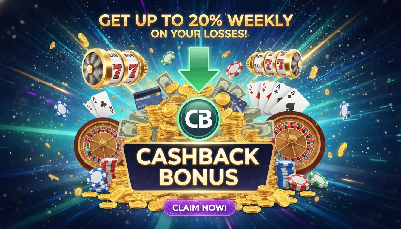 Two Up casino cashback bonus